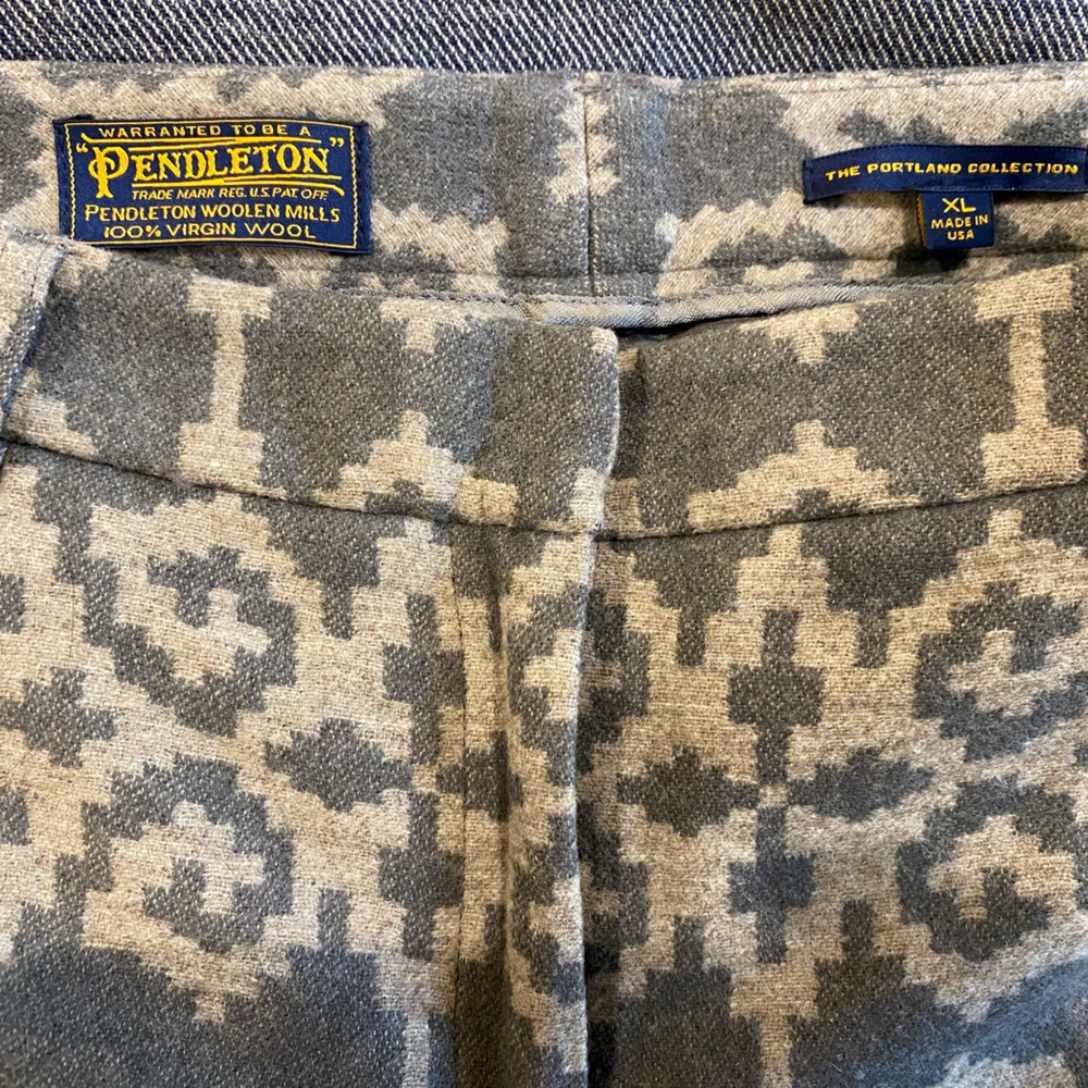 Pendleton Portland Collection Lined Wool Pants Xl - image 7